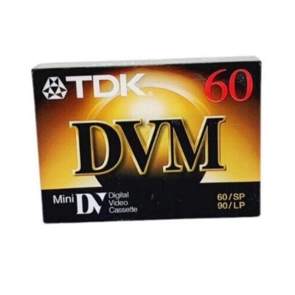 TDK DVM 60 Minutes Mini Digital Video Tapes 2 Packs DVM60ME Sealed - Picture 4 of 5